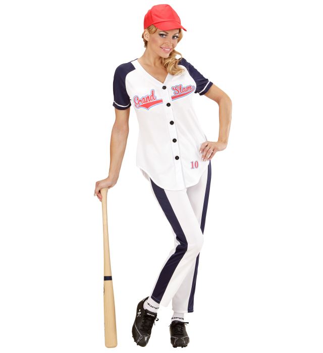 "JOUEUSE DE BASE-BALL" (chemise, pantalon, casquette)