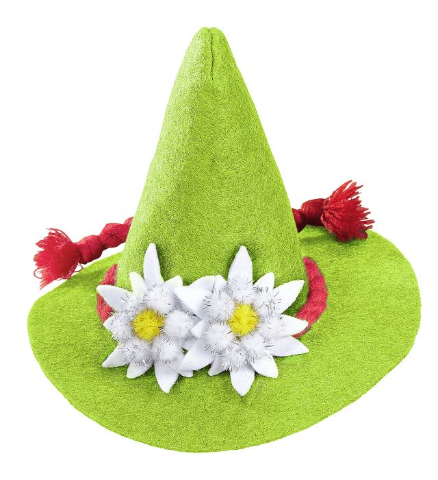 "MINI CHAPEAU BAVAROIS AVEC EDELWEISS"