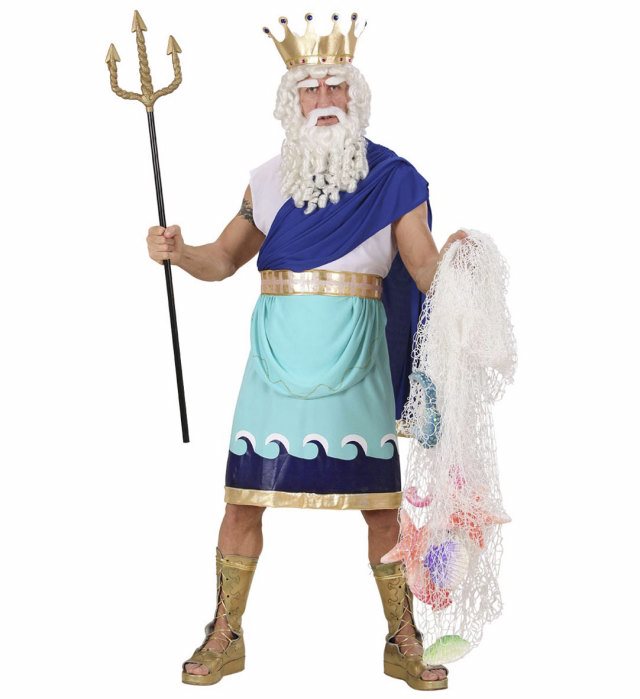 "POSEIDON" (tunique, ceinture avecbande, couronne)