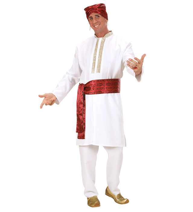 "DANSEUR HINDOU" (tunique, pantalon, ceinture, turban)