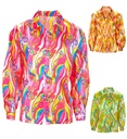 "70s MOD CHEMISE" 3 coul.