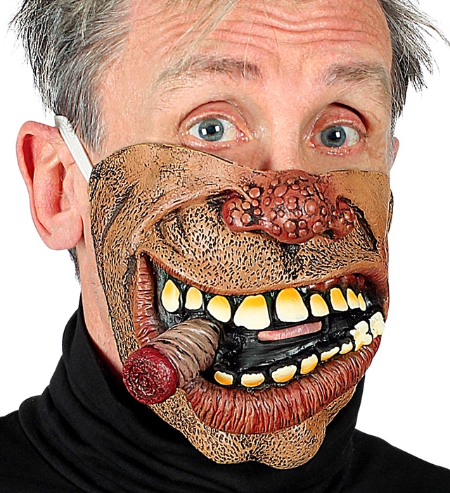 [01159] "DEMI MASQUE DE MOTARD AVEC MENTON"