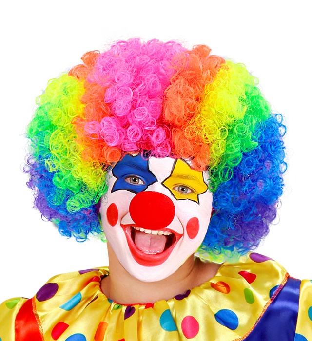 "PERRUQUE CLOWN" en sachet