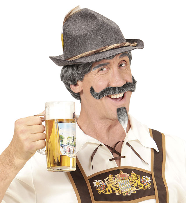 "PERRUQUE BAVAROIS, MOUSTACHE ET BOUC" en boite
