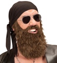 "BIKER" (bandeau & barbe)