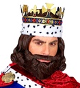 "PERRUQUE ROI MEDIEVAL ET BARBE" en boîte