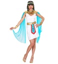 "REINE D'EGYPTE" (robe, plastron avec voiles, ceinture, bracelets, couvre-chef avec petites perles)