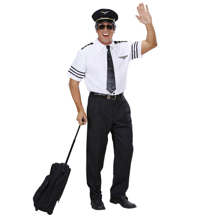 [74801] "PILOTE" (chemise, cravate, chapeau) (S)
