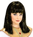"PERRUQUE CLEOPATRE AVEC MECHES DOREES" en sachet