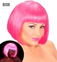 "PERRUQUE NEON ROSE VALENTINA" en boite