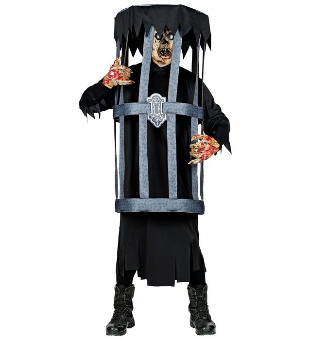 [01182] "CAGE" (robe à capuche, cage)