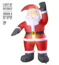 "PÈRE NOËL GONFLABLE LUMINEUX AVEC VENTILATEUR" 244 cm