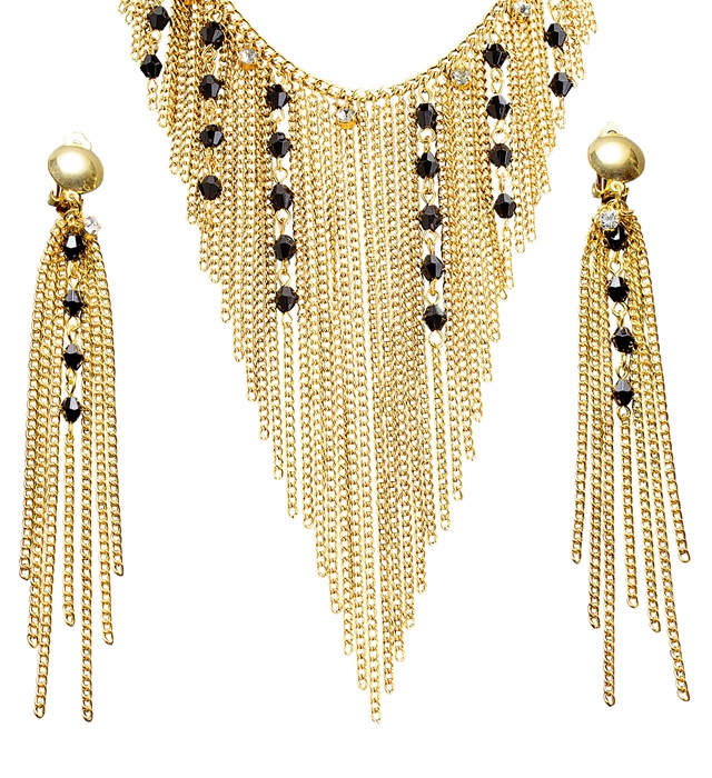 Set de "COLLIER ET BOUCLES D'OREILLES NEFERTITI"