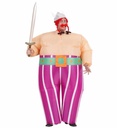 "VIKING" (costume gonflable avec ventilateur, ceinture, casque avec nattes)