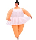 "DANSEUSE" (costume gonflable avec ventilateur) - avec boîtier de batterie