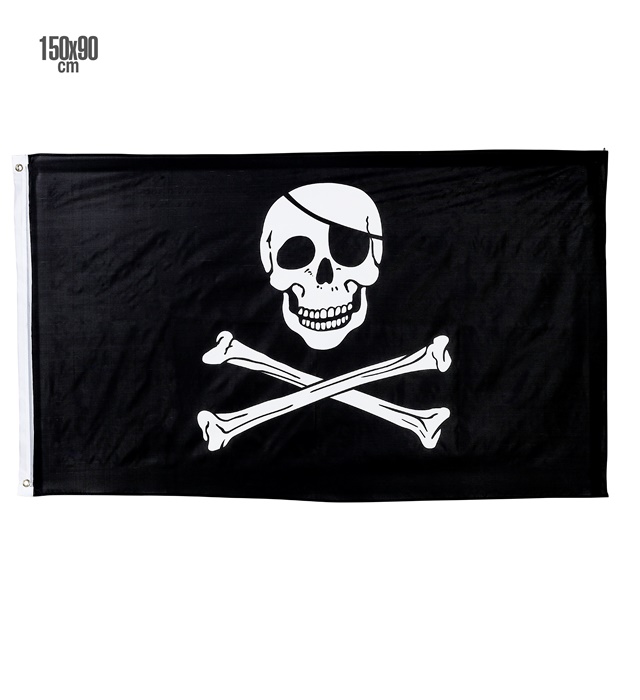 "DRAPEAU DE PIRATE" 150x90cm