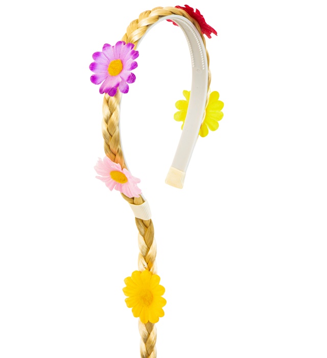 [75710] "BANDEAU NATTE FLEURIE"