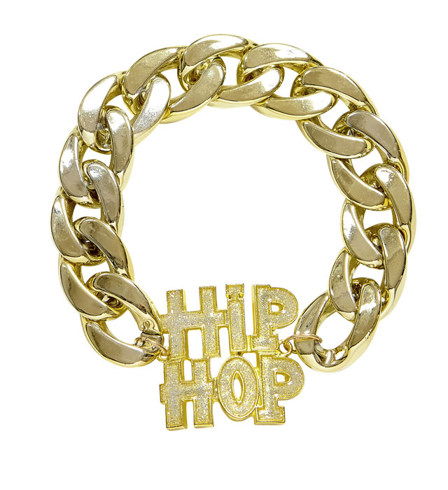"BRACELET DORE HIP HOP"