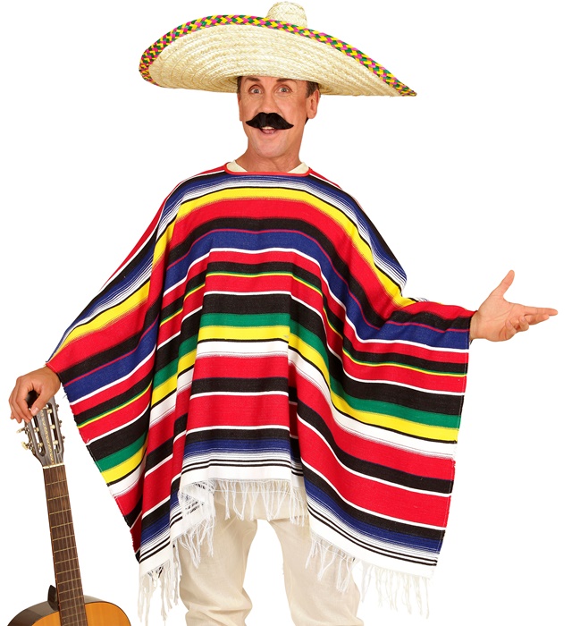 "PONCHO MEXICAIN AUTHENTIQUE"
