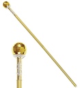 "CANNE RAPPEUR DOREE RETRACTABLE" 87 cm