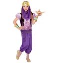 "PRINCESSE ARABE" (chemisier avec veste, pantalon, ceinture, bracelets, serre - tête avec voile)