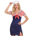 "FEMME MARIN" (robe, petit chapeau)