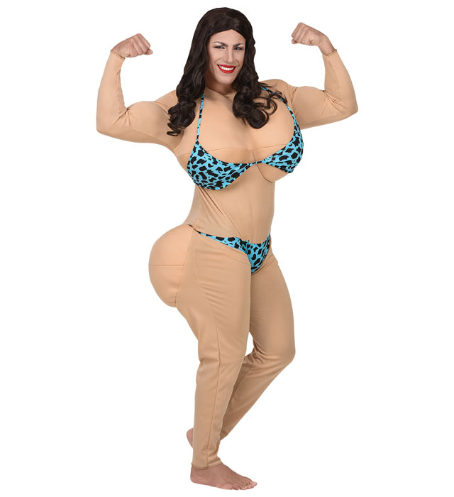 [75814] "MISS BIKINI" (combinaison avec des énormes seins et fesses, bikini) (XL)