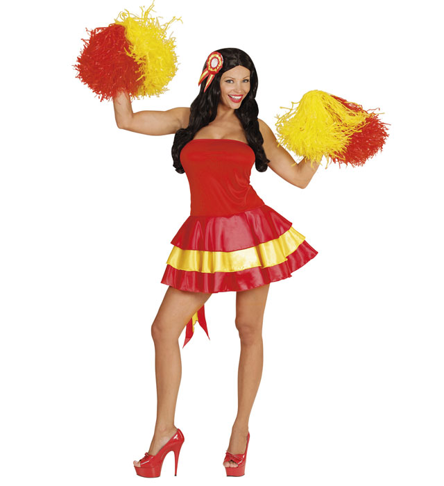 [76061] "MISS ESPAGNE" (robe, pince à cheveux avec cocarde) (S)