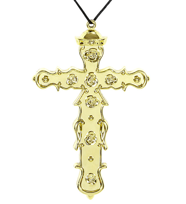 [76168] "COLLIER CROIX DOREE"