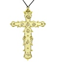 "COLLIER CROIX DOREE"