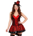 "BURLESQUE GIRL" (robe avec porte-jarretelles, petit haut-de-forme)