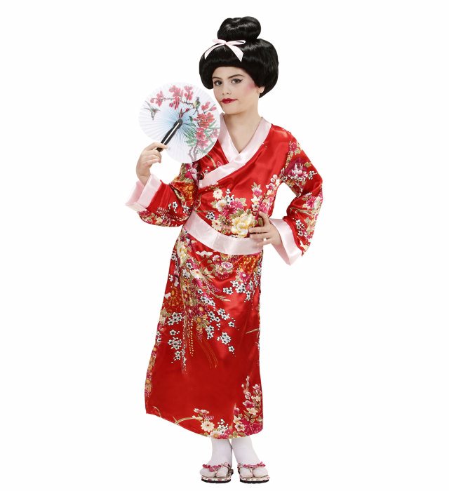 [76536] "GEISHA" (kimono, ceinture) (128 cm / 5-7 Years)