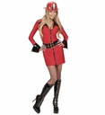 "FEMME POMPIER" (robe, ceinture)