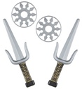 "SET D'ARMES NINJA (paire de Sai et 2 Shuriken)"