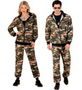"COMBINAISON PARTY FASHION CAMOUFLAGE" (veste, pantalon)