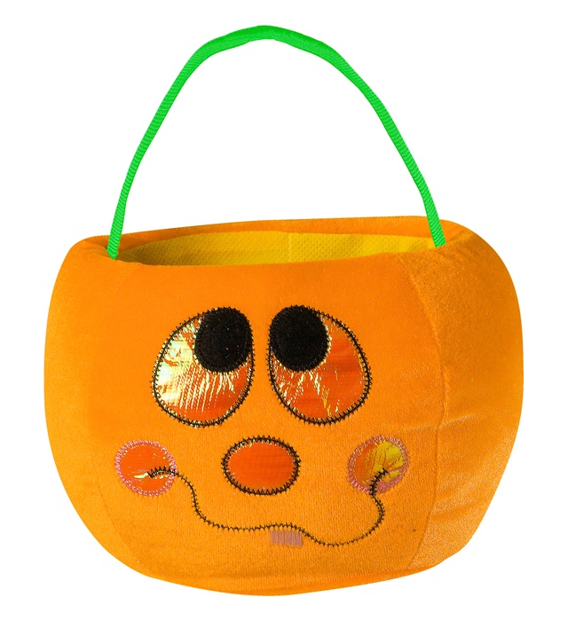 "SAC CITROUILLE" 20x14cm