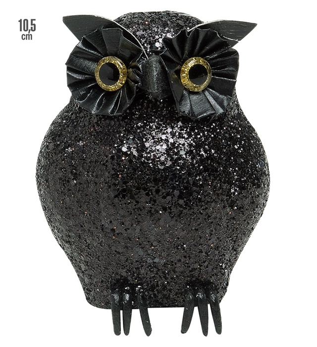 "CHOUETTE NOIRE " 10,5 cm