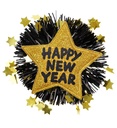 "BROCHE HAPPY NEW YEAR DOREE"