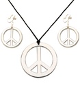 "COLLIER ET BOUCLES D'OREILLES HIPPIE" set