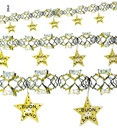 "GUIRLANDE BUON ANNO OR HOLOGRAPHIQUE" 3 m