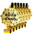 Set de "6 LANGUE SONORE BUON ANNO OR"