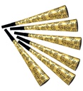 Set de "6 TROMPETTE SONORE HAPPY NEW YEAR OR" 25 cm