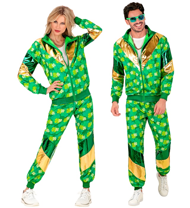"COMBINAISON PARTY FASHION DE ST PATRICK" (veste, pantalon)