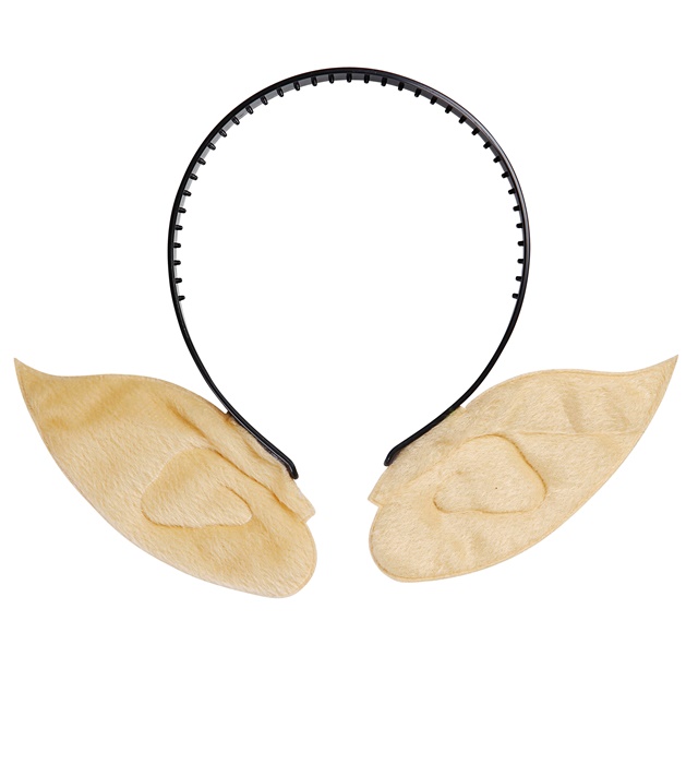 "SERRE-TETE OREILLES POINTUES COULEUR CHAIR" pour sorcière, elfe, extra-terrestre, etc.