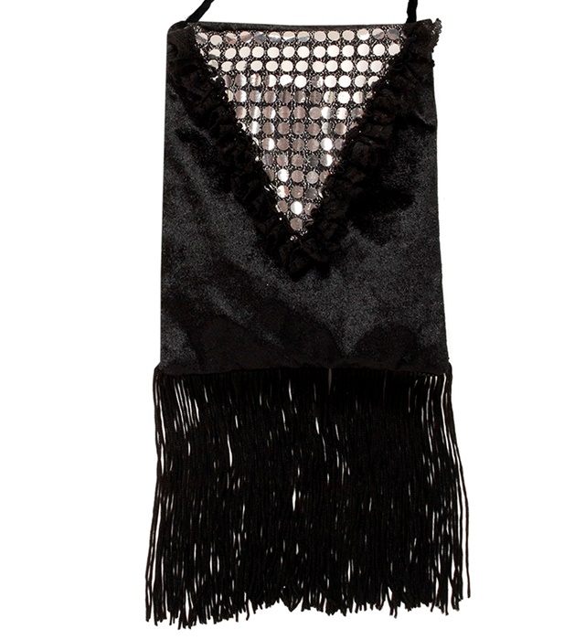 "ROARING 20s SAC RETRO" velours et paillettes