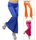 "PANTALON 70S PANTS" stretch - 3 coul.: rose, bleu, orange