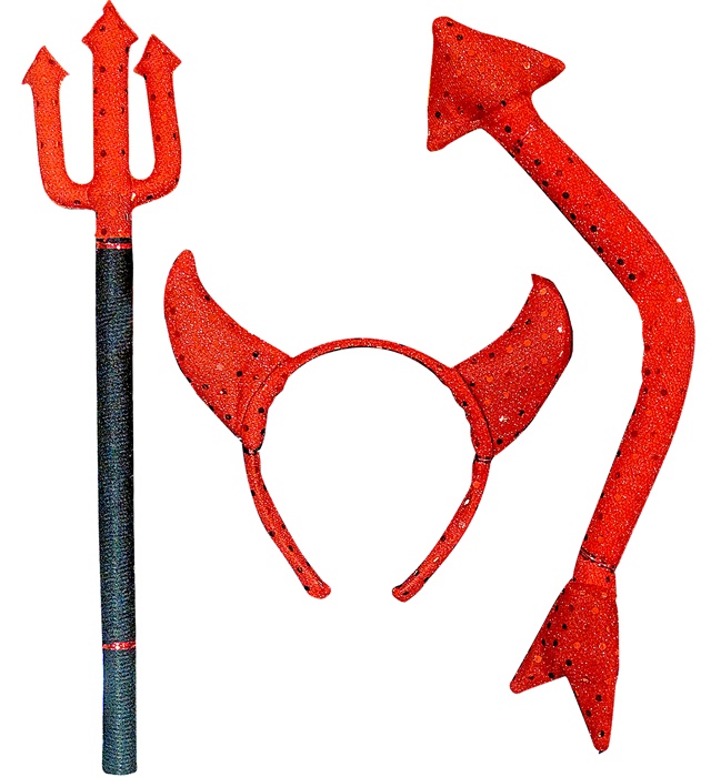 "SET DIABLE" (cornes, fourche, queue)