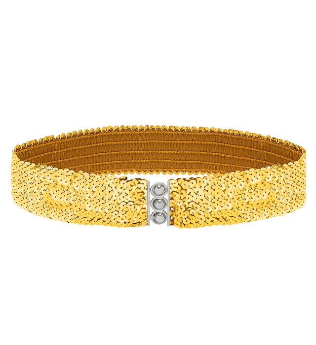 "CEINTURE PAILLETTES DOREE"