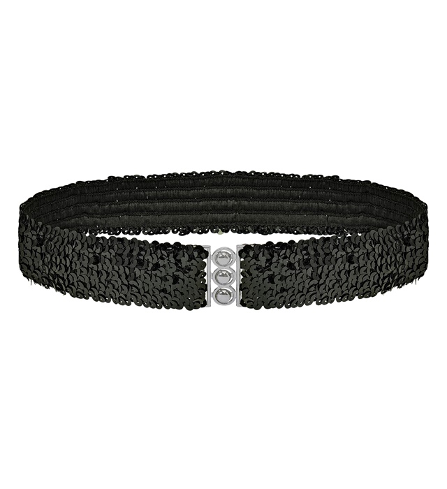 "CEINTURE PAILLETTES NOIRE"