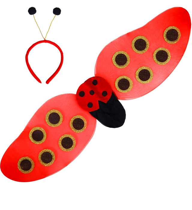 Set de "COCCINELLE" ailes, antennes